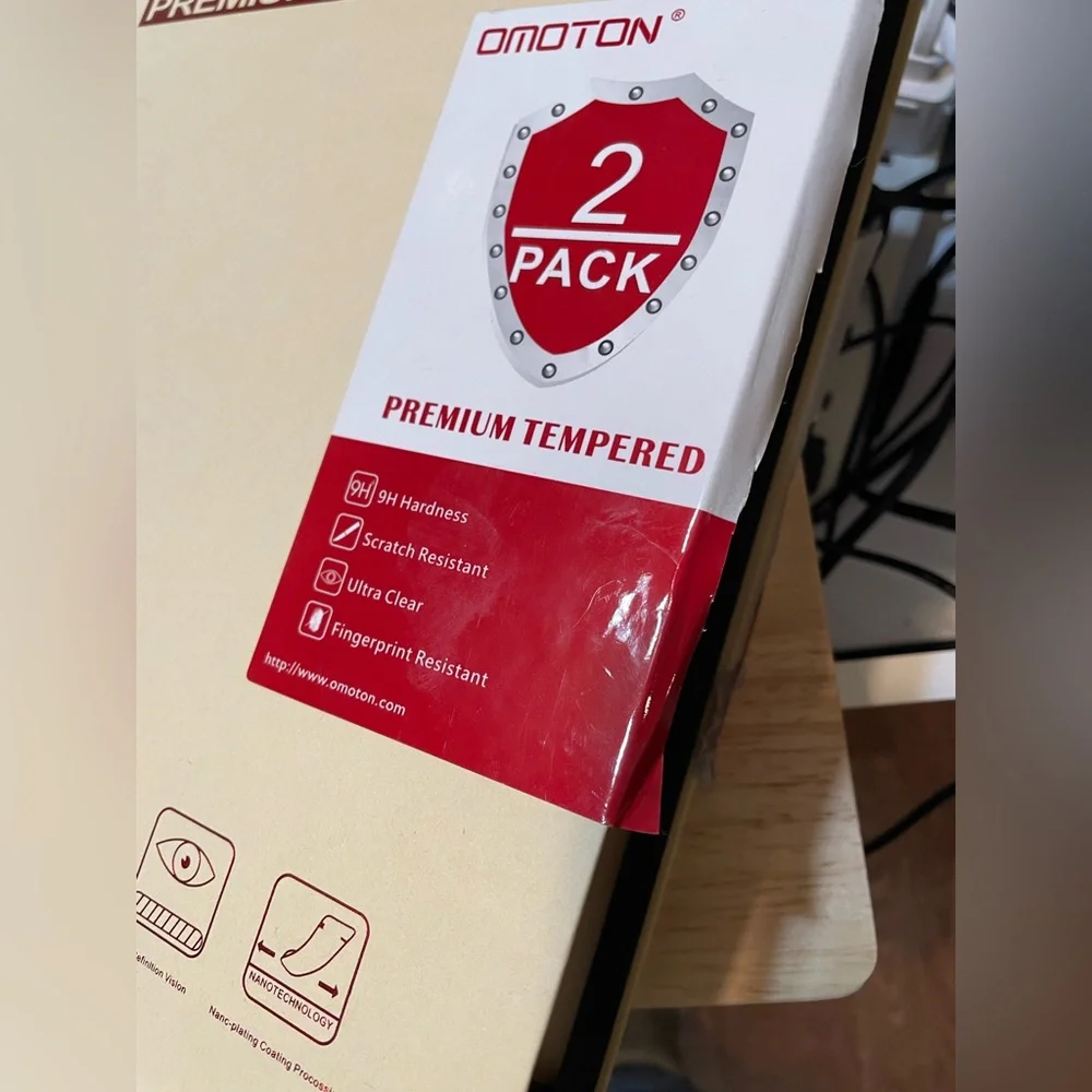 OMOTON Glass Screen Protector 1-Pack
